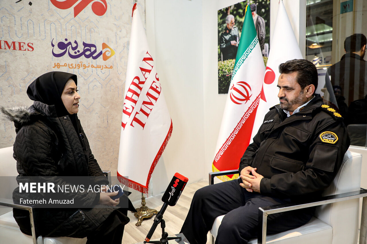 رییس پلیس راهور تهران از غرفه خبرگزای مهر بازدید کرد – خبرگزاری مهر | اخبار ایران و جهان