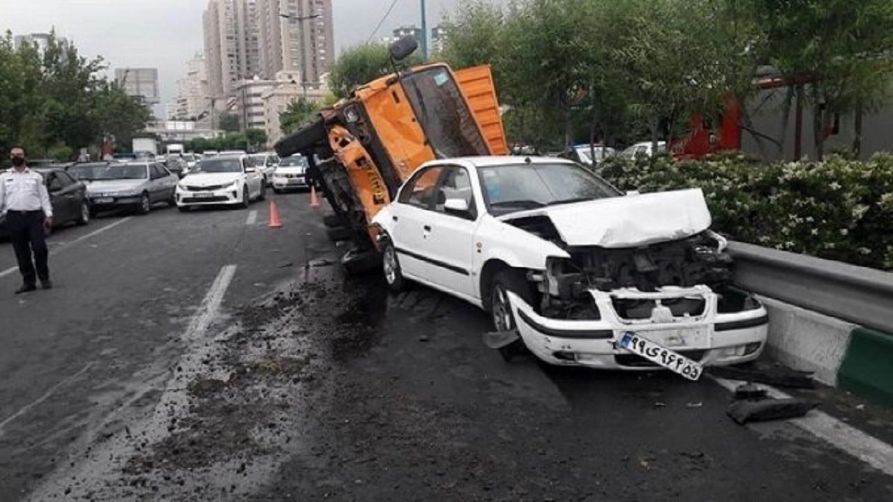 عامل ۴۷ درصد حوادث رانندگی عدم توجه راننده به جلو است