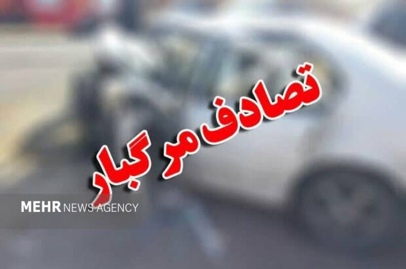 یک کشته و ۴ مصدوم در تصادف تیبا