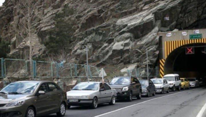 ترافیک نیمه سنگین درجاده چالوس و آزادراه تهران – شمال