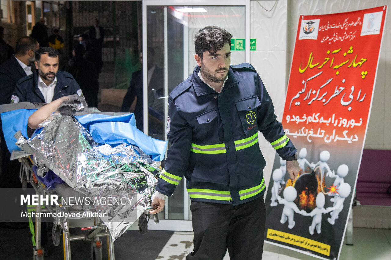 تعداد مصدومین حوادث چهارشنبه سوری به ۳۲۵۳ نفر رسید – خبرگزاری مهر | اخبار ایران و جهان