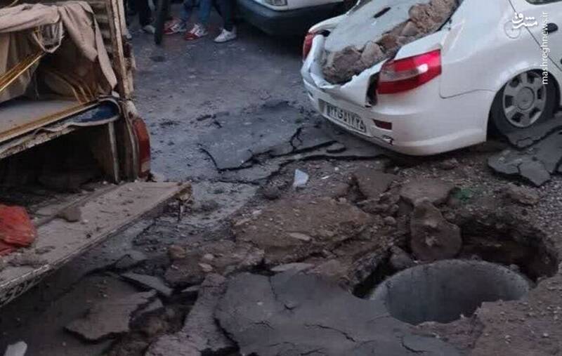 انفجار گاز فاضلاب در پارک پرواز تبریز
