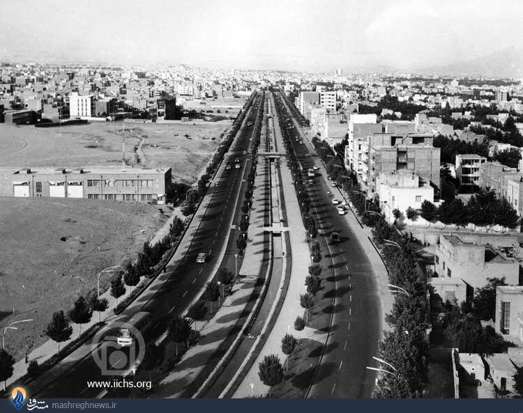 تهران قدیم| اولین عکس‌های بلوار کشاورز ۶۵ سال پیش را ببینید