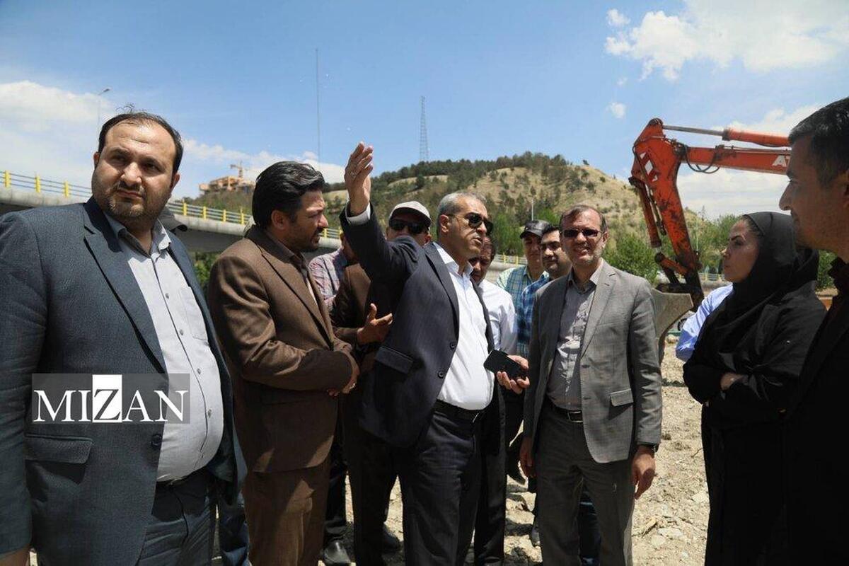 بازدید معاون شهردار تهران از پروژه عمرانی تقاطع غیرهمسطح بزرگراه شهید آبشناسان_جنت‌آباد