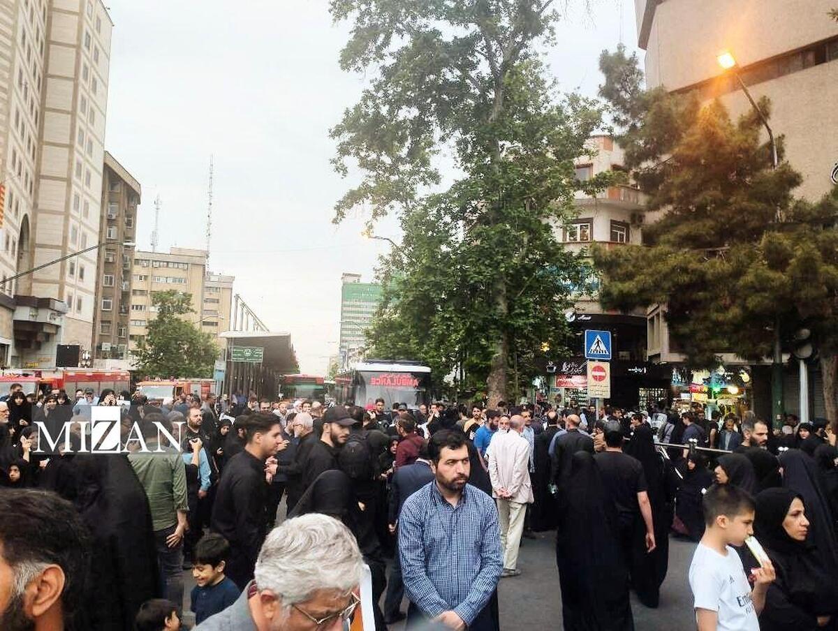 تمهیدات اورژانس استان تهران در مراسم بزرگداشت شهید آیت‌الله رئیسی و همراهان