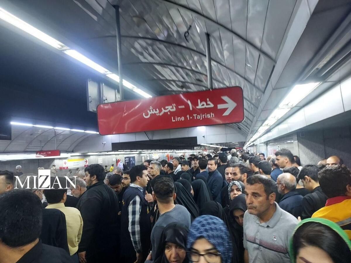 امکان تخلیه مسافر در ایستگاههای تئاترشهر و انقلاب وجود ندارد امکان تخلیه مسافر در ایستگاههای تئاترشهر و انقلاب وجود ندارد