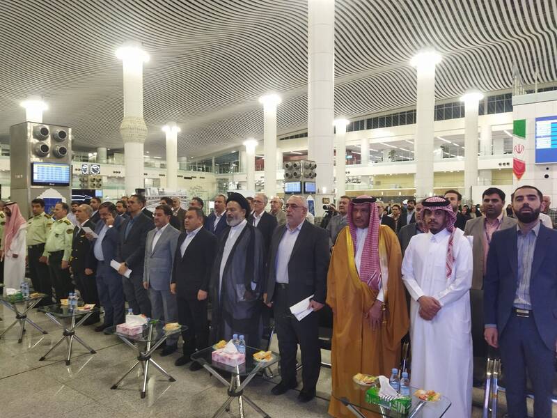 مراسم بدرقه نخستین زائران حج تمتع برگزار شد
