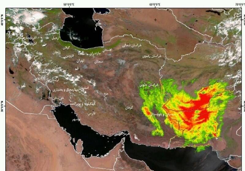 سرعت طوفان در زابل به ۱۰۸ کیلومتر در ساعت رسید