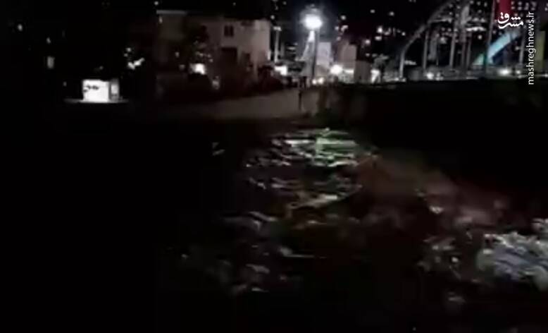 مسدود شدن محور سوادکوه بر اثر سیل
