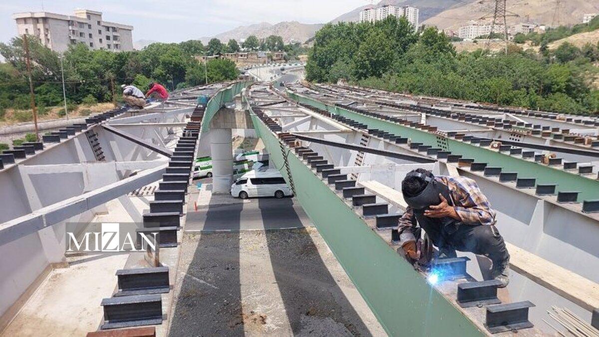 پل افتخاری بر روی شمالی‌ترین بخش بزرگراه امام علی (ع) زمستان به بهره‌برداری می‌رسد