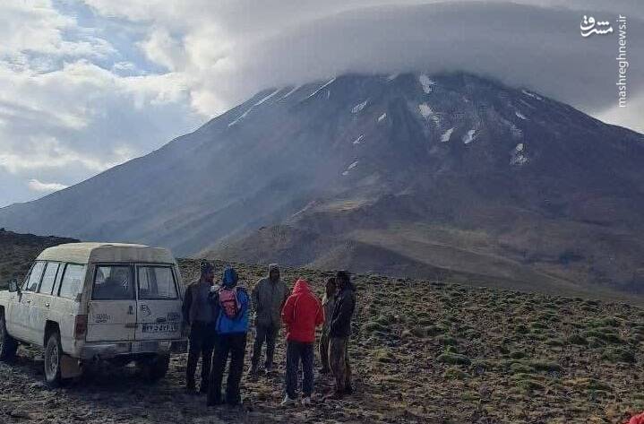 آخرین تصاویر از جست‌وجوی کوهنورد مفقودی کوه دماوند