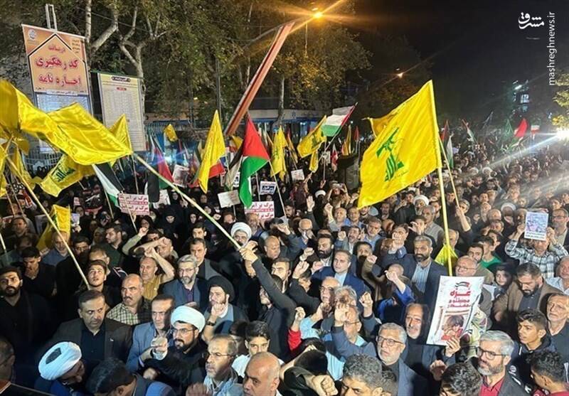 ایران یک صدا در حمایت از لبنان و فلسطین +عکس و فیلم