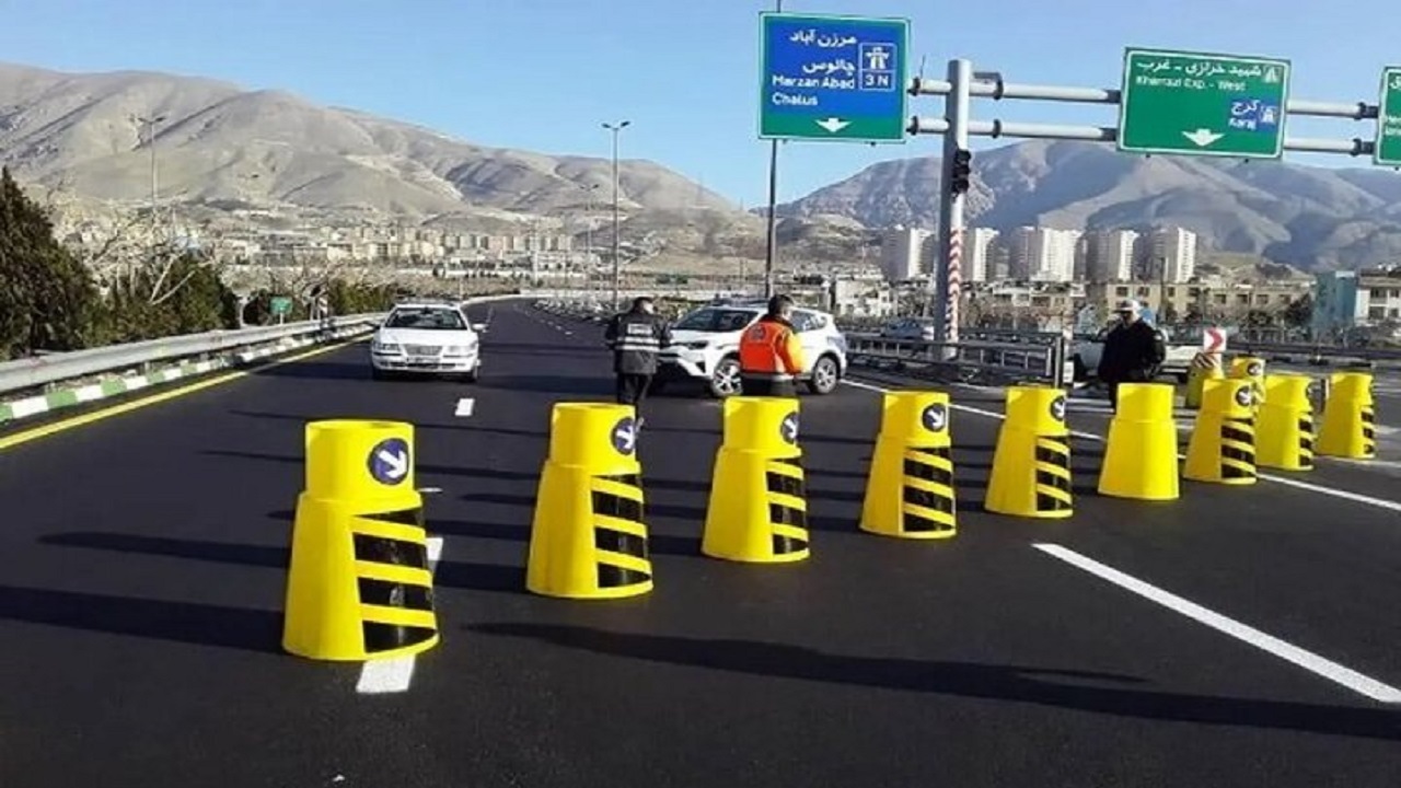 جاده چالوس ساعت ۱۴ بازگشایی می‌شود