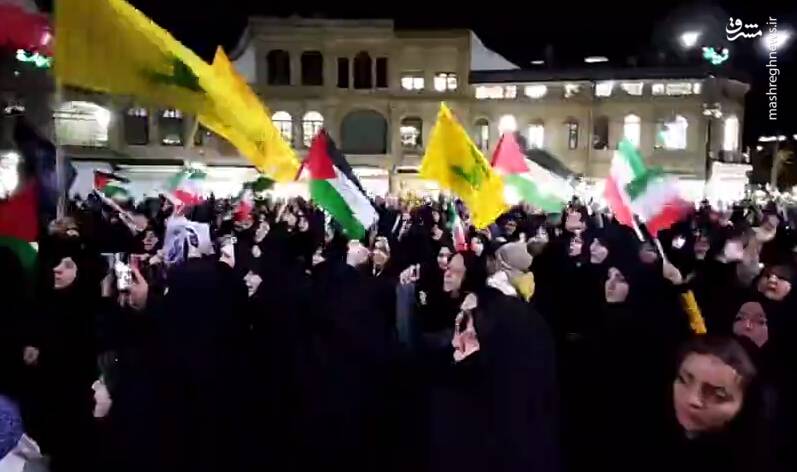 اجتماع مردم همدان در محکومیت تجاوز اسرائیل