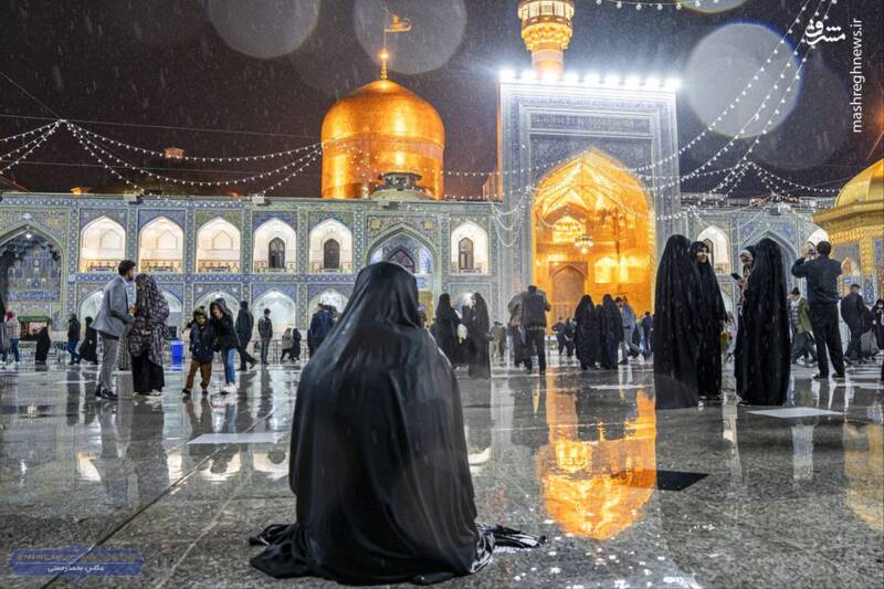 مشرق نیوز – عکس/ بارش باران پاییزی در بهشت رضوی