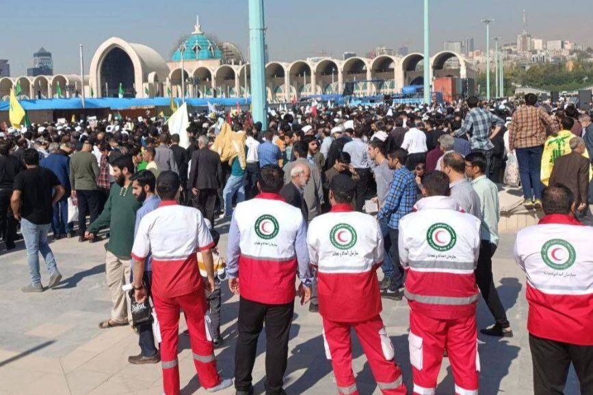 پوشش نماز جمعه تهران با حضور بیش از ۱۹۰۰ امدادگر و نجاتگر – خبرگزاری مهر | اخبار ایران و جهان