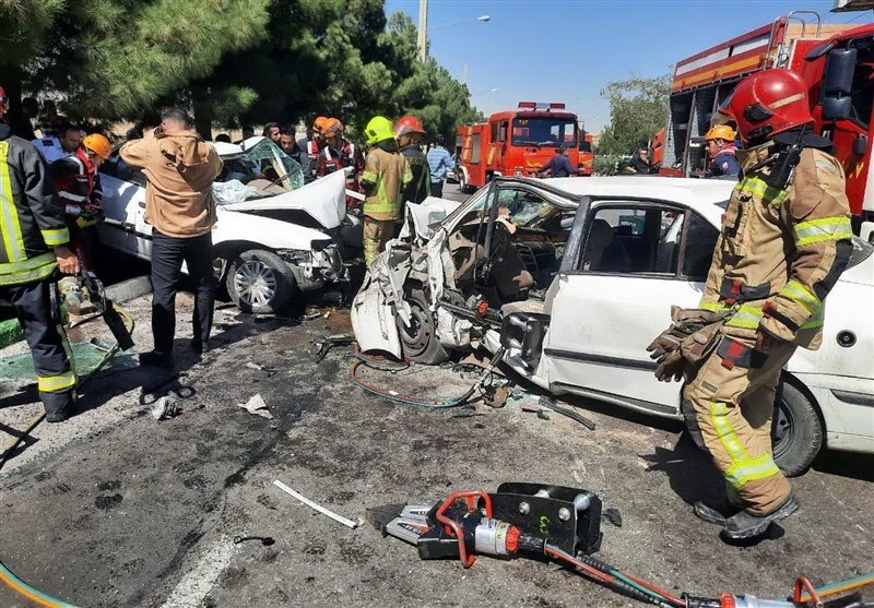 مرگ تلخ مادر و فرزندانش در تصادف سمند با سمند در مشهد مرگ تلخ مادر و فرزندانش در تصادف سمند با سمند در مشهد