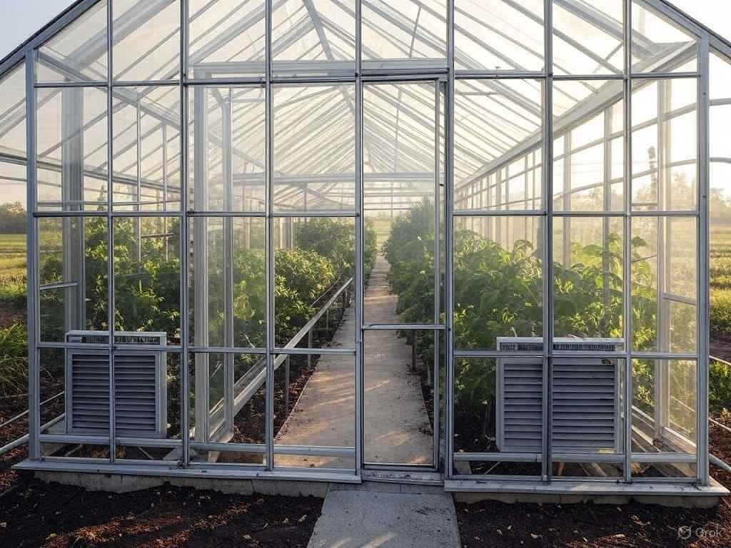گلخانه شیشه ای