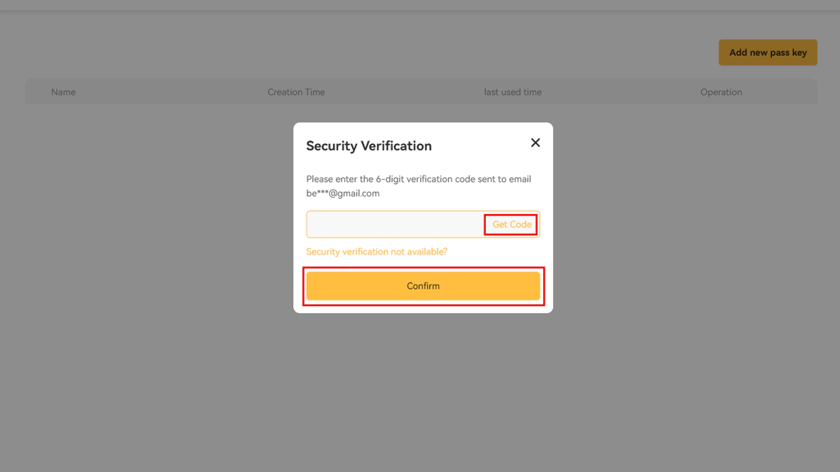 نحوه فعال کردن Passkey