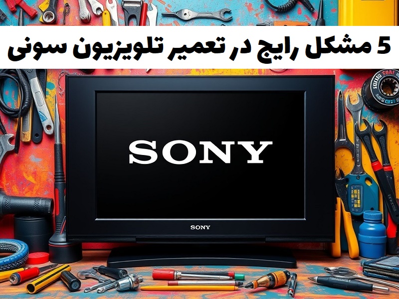 5 مشکل رایج در تعمیر تلویزیون سونی را بشناسید!