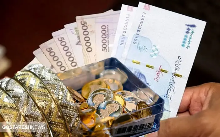 سقوط آزاد قیمت طلا، سکه و دلار امروز ۲۳ فروردین + جدول