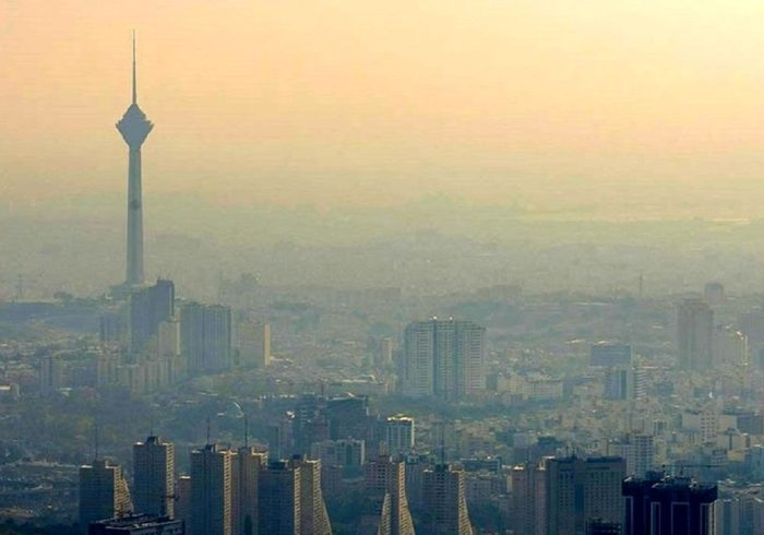 وضعیت هوای تهران به حالت قرمز رسید وضعیت هوای تهران به حالت قرمز رسید