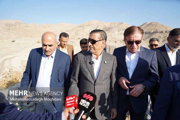معاون رئیس جمهور از سد دالکی بازدید کرد