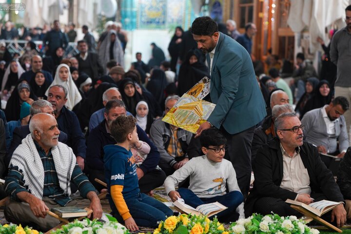 آذین بندی حرم مطهر امیرالمومنین (ع) در آستانه ولادت حضرت زهرا(س)/عکس