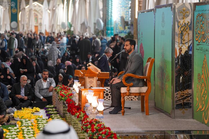 آذین بندی حرم مطهر امیرالمومنین (ع) در آستانه ولادت حضرت زهرا(س)/عکس