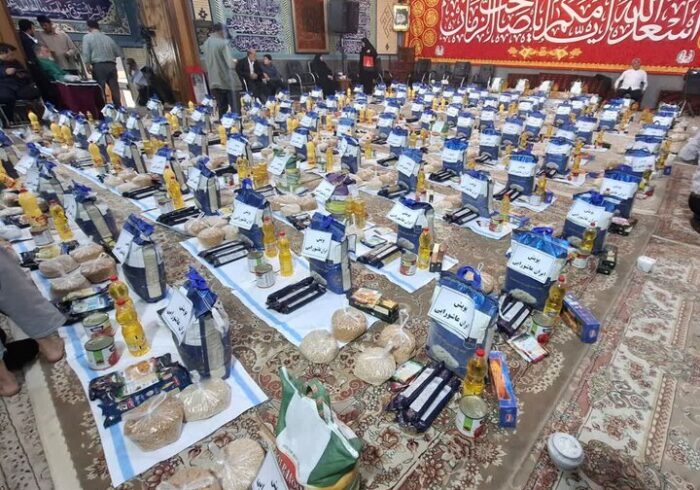 آیین اهدای ۱۰۰ سری جهیزیه و ۱۰ هزار بسته معیشتی در ساری برگزار شد