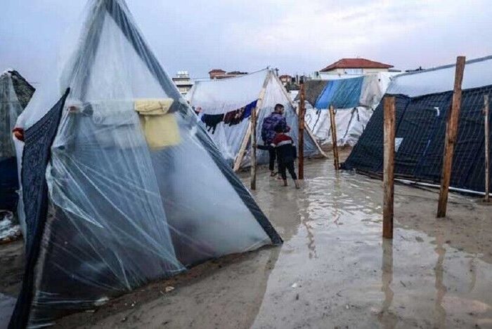 هشدار دولت غزه در مورد تلفات گسترده شرایط آب و هوایی در غزه