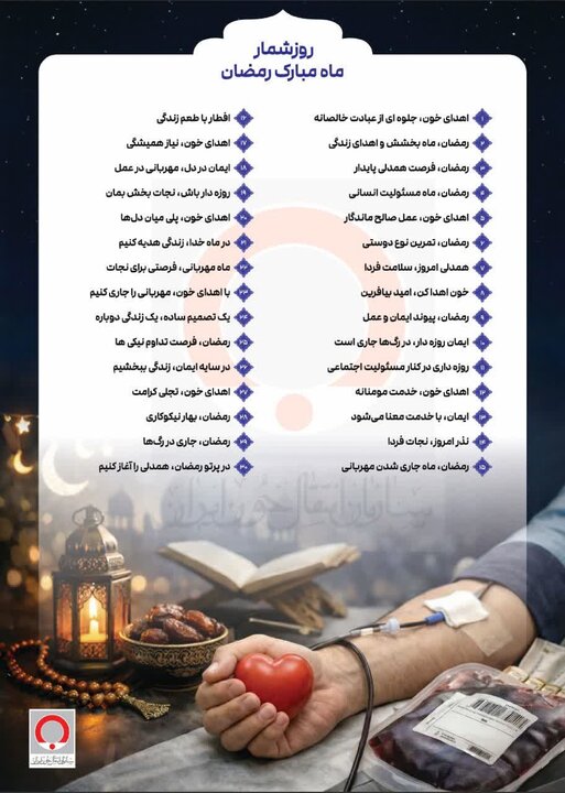 اهدای خون جلوه ای از عبادت خالصانه است