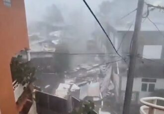 طوفان شدید در جنوب غرب فرانسه؛ برق ۷۵۰۰ خانه قطع شد