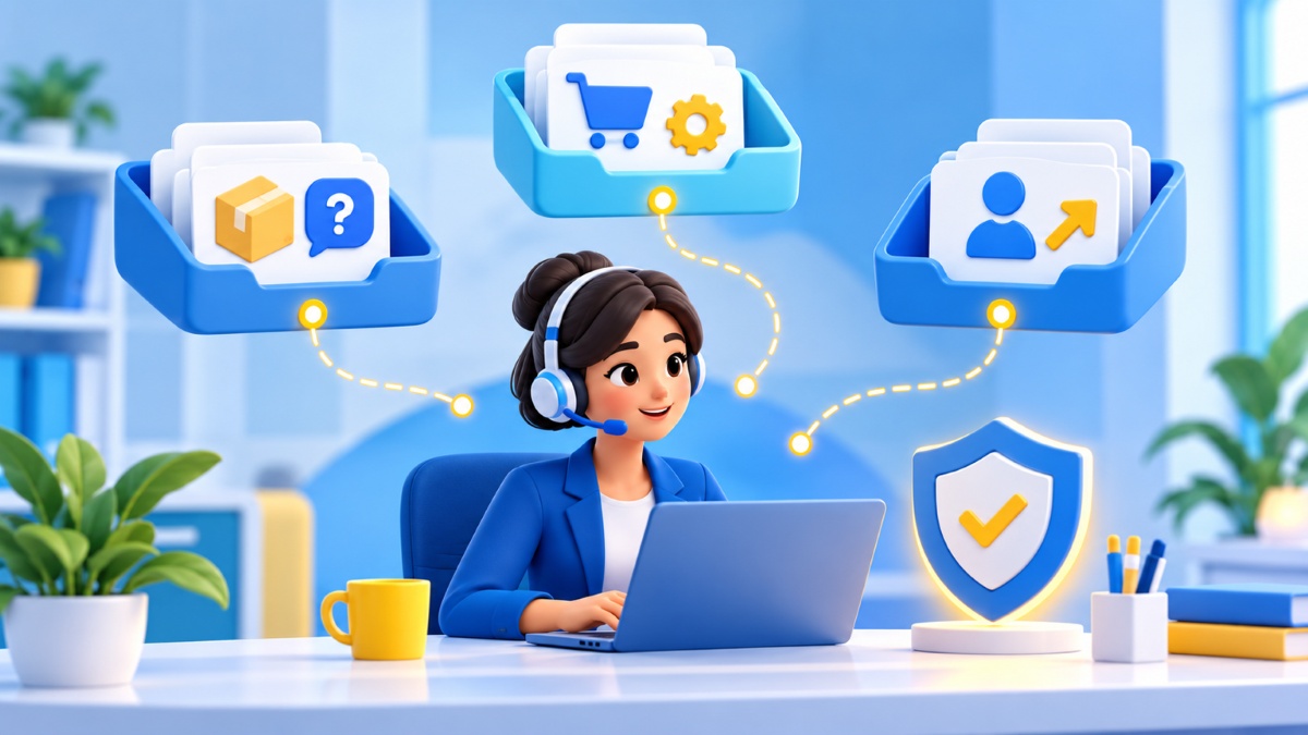 تفکیک درخواست‌های پشتیبانی و انتقال هوشمند به کارشناس